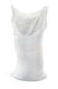 Fliied white sandbag cutout on white