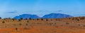 Flinders Ranges mountains. Royalty Free Stock Photo