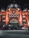 Flinders Station, Melbourne Royalty Free Stock Photo