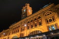 Flinders Station Melbourne by night Royalty Free Stock Photo