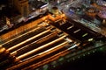 Flinders Street Station Aerial Royalty Free Stock Photo