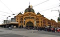 Flinders Street Station main entrance on Flinders and Swanston streets Melbourne