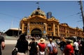 Flinders Street Station main entrance on Flinders and Swanston streets Melbourne.