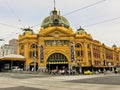 Flinders Street Station (Melbourne, Australia) Royalty Free Stock Photo