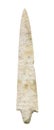 Flint Bifacial dagger Royalty Free Stock Photo