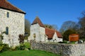 Flint built Rectory and All Saints Church, West Dean, Sussex.