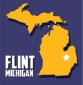 Flint Michigan United States of America Royalty Free Stock Photo