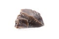Flint mineral stone in the rock on a white background Royalty Free Stock Photo