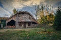 The Flintstone House near Karlukovo Royalty Free Stock Photo