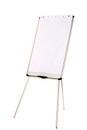 Flip chart standing on the floor Royalty Free Stock Photo