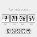 Flip Coming Soon, countdown timer