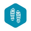 Flip flop icon, simple style Royalty Free Stock Photo