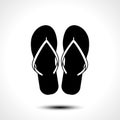 Flip flop icon Royalty Free Stock Photo