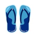 Flip Flop Sandals Slippers Animated Cartoon for Summer Doodle PNG Illustration Royalty Free Stock Photo