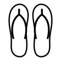 Flip flops sandals cartoon
