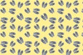 flip flops Seamless pattern of blue flip flops on a beige background. Royalty Free Stock Photo