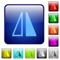 Flip horizontal color square buttons