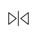 Flip horizontal icon