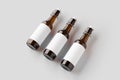 Flip top beer bottle mockup with a blank label Royalty Free Stock Photo