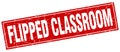 Flipped classroom square stamp