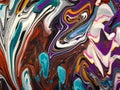 Fliud Art Abstract Trendy colorful background fashion wall paper. Alcohol ink. Epoxy resin.Marbleized effect.Liquid acrylic paint