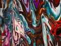 Fliud Art Abstract Trendy colorful background, fashion wall paper. Alcohol ink. Epoxy resin.Marbleized effect.Liquid acrylic paint