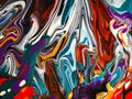 Fliud Art Abstract Trendy colorful background, fashion wall paper. Alcohol ink. Epoxy resin.Marbleized effect.Liquid acrylic paint