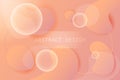 Fliud cute baby geometric cover design. Trendy romantic futuristic gradient shapes background