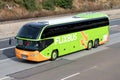 Flixbus intercity bus on motorway