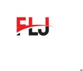FLJ Letter Initial Logo Design Vector Illustration Royalty Free Stock Photo