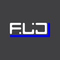 FLJ letter logo creative design with vector graphic, FLJ o Royalty Free Stock Photo