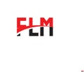 FLM Letter Initial Logo Design Vector Illustration Royalty Free Stock Photo