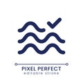 Float effect applying pixel perfect linear ui icon Royalty Free Stock Photo