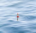 Float for fishing in water . Royalty Free Stock Photo