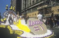 Float in Los Angeles Lakers Victory Parade, Los Angeles, California