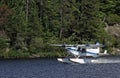 Float Plane Take-off Royalty Free Stock Photo