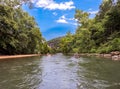 Float trip down the Meramec River Royalty Free Stock Photo