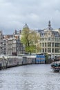 The floating Amsterdam Flower Market (\