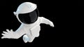 Floating Astronaut waving