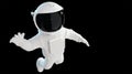 Floating Astronaut waving