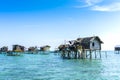 Floating bajau village