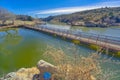 Floating Bridge on Fain Lake AZ Royalty Free Stock Photo