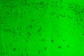 Floating bubbles in green liquid background texture. Royalty Free Stock Photo