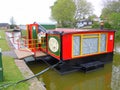 Floating cafe on English canal