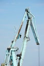 Floating cargo crane Royalty Free Stock Photo