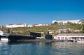 Floating charge station PZS- 50 of The Black Sea Fleet of the Russian Navy in the Sevastopol Bay