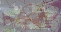 Floating code snippets overlaying 3D network in data environment, with spheres, edges, globe Royalty Free Stock Photo