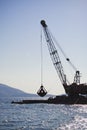 Floating crane Royalty Free Stock Photo