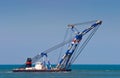 Floating crane Royalty Free Stock Photo