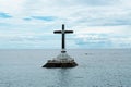 Floating Cross At The Sunken Cemetery, Philippines